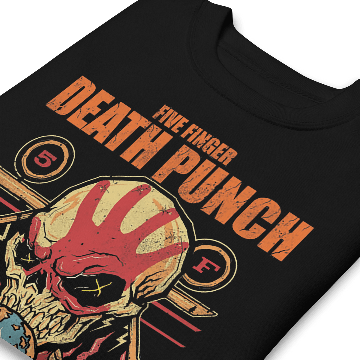 Five Finger Death Punch - Hand Skull Logo Sweatshirt HYPER iCONiC.