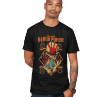 Five Finger Death Punch - Hand Skull Logo T-Shirt HYPER iCONiC.
