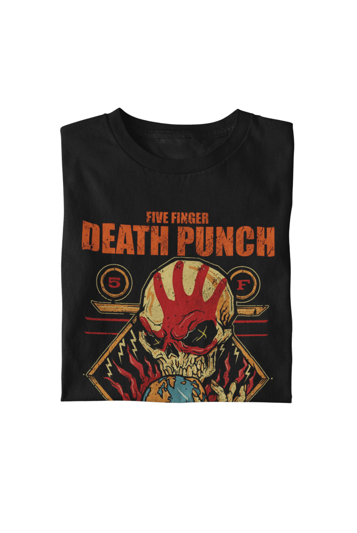 Five Finger Death Punch - Hand Skull Logo T-Shirt HYPER iCONiC.