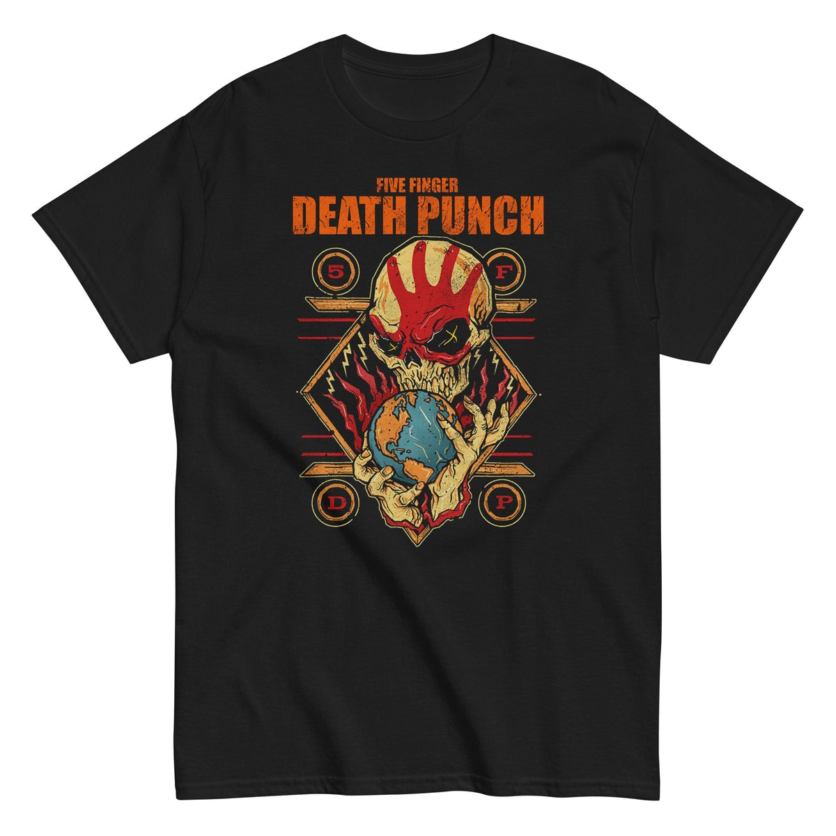 Five Finger Death Punch - Hand Skull Logo T-Shirt HYPER iCONiC.