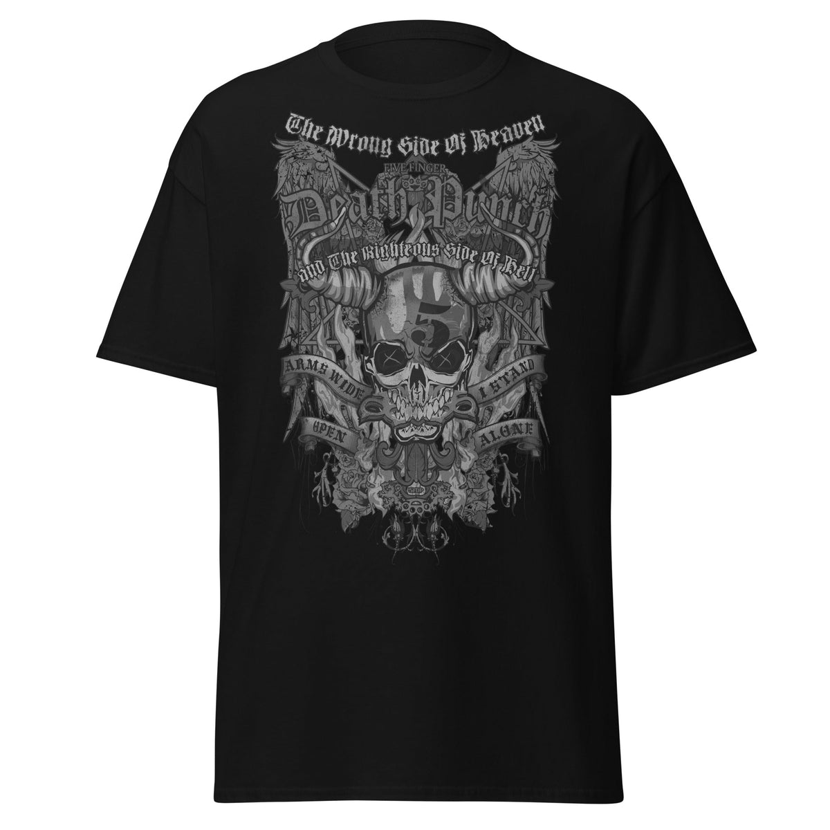 Five Finger Death Punch - Righteous Side of Evil Jumbo Print T-Shirt HYPER iCONiC.