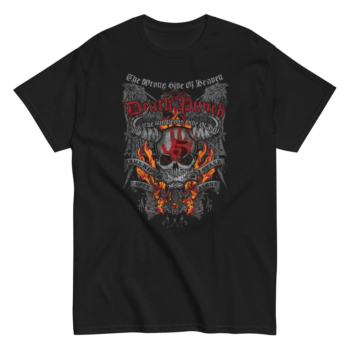 Five Finger Death Punch - Wrong or Righteous T-Shirt HYPER iCONiC.