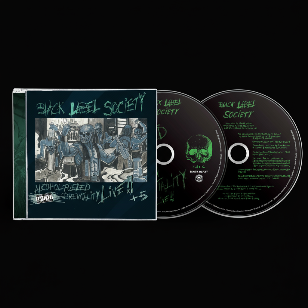Black Label Society "Alcohol Fueled Brewtality" Live CD