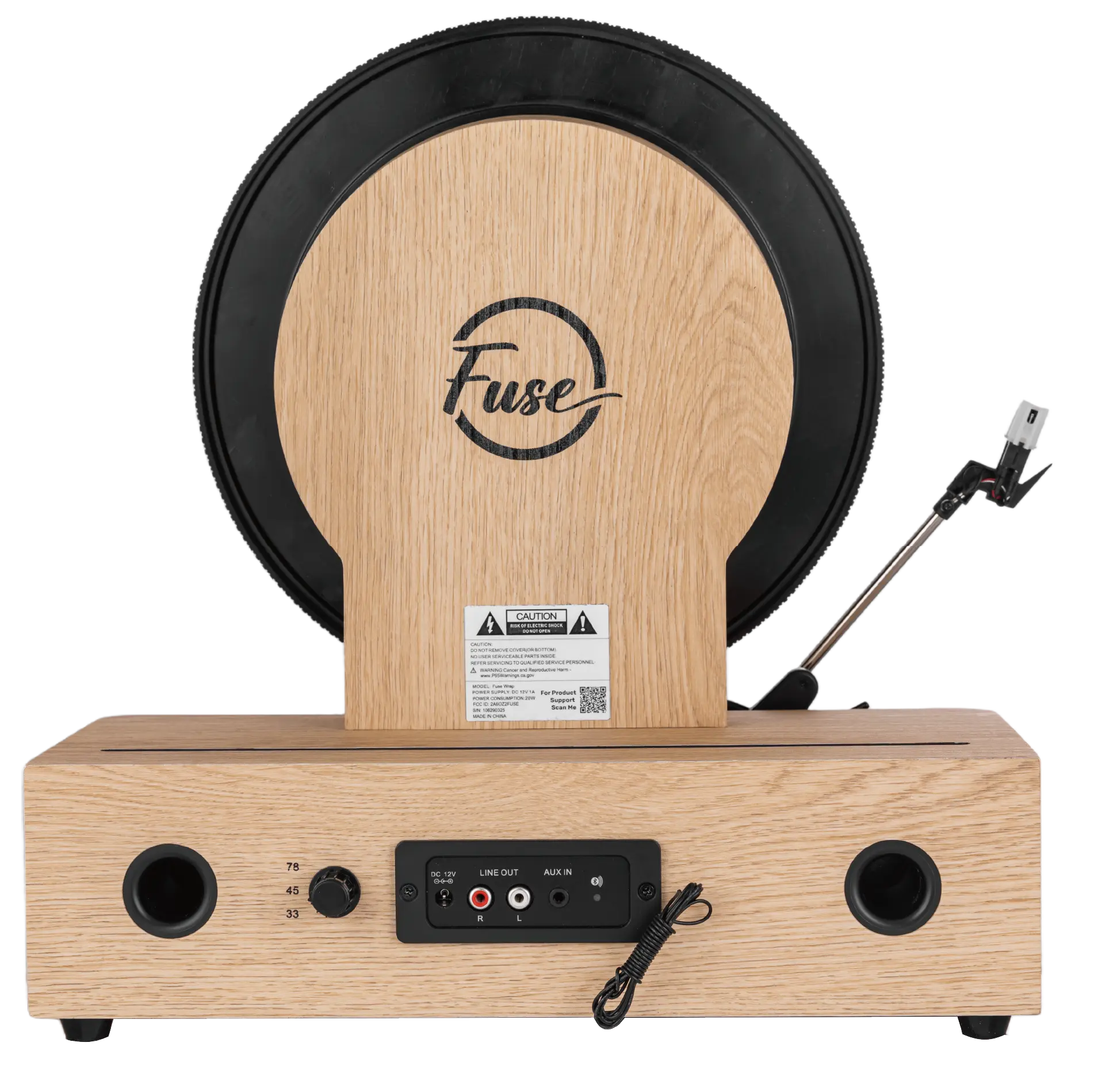Fuse Wrap Vertical Vinyl Record Player Fuse Audio
