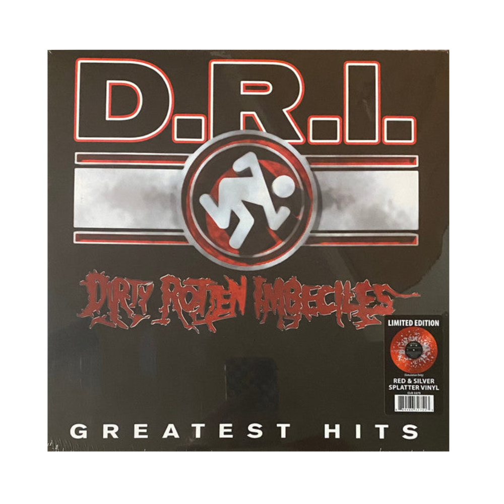D.R.I. "Greatest Hits" Red/Silver Splatter Vinyl