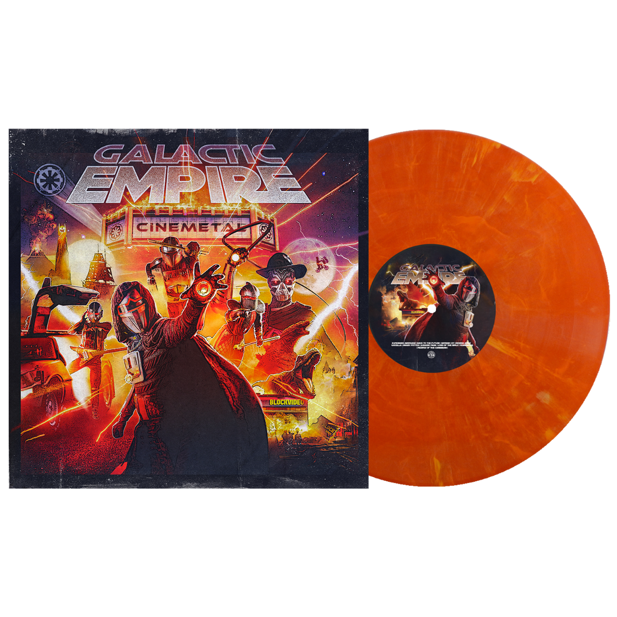 Galactic Empire - Cinemetal (Eruption Marble VINYL) | Mint (M) Mint (M) Love Vinyl Records