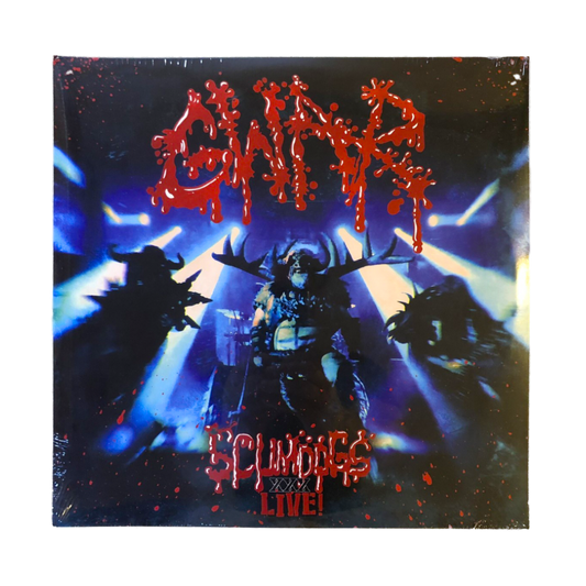 GWAR "Scumdogs XXX Live!" 2xLP Blue Vinyl