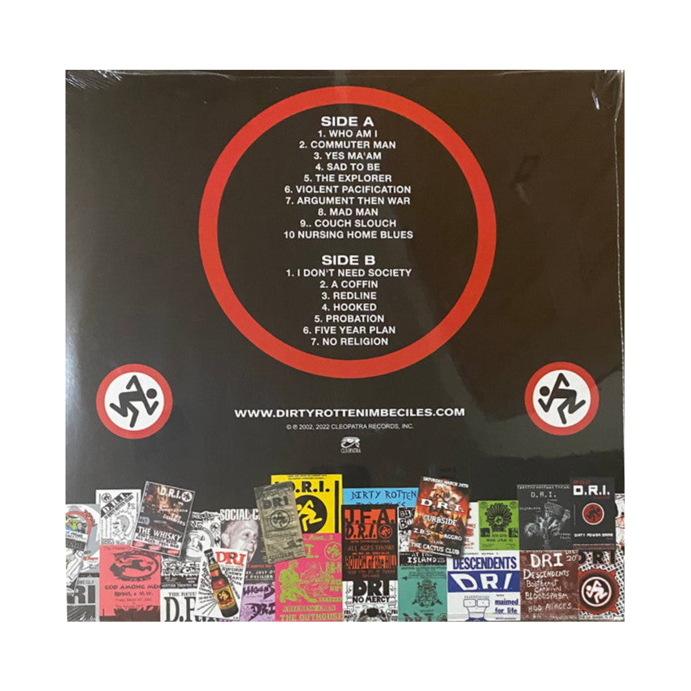 D.R.I. "Greatest Hits" Red/Silver Splatter Vinyl