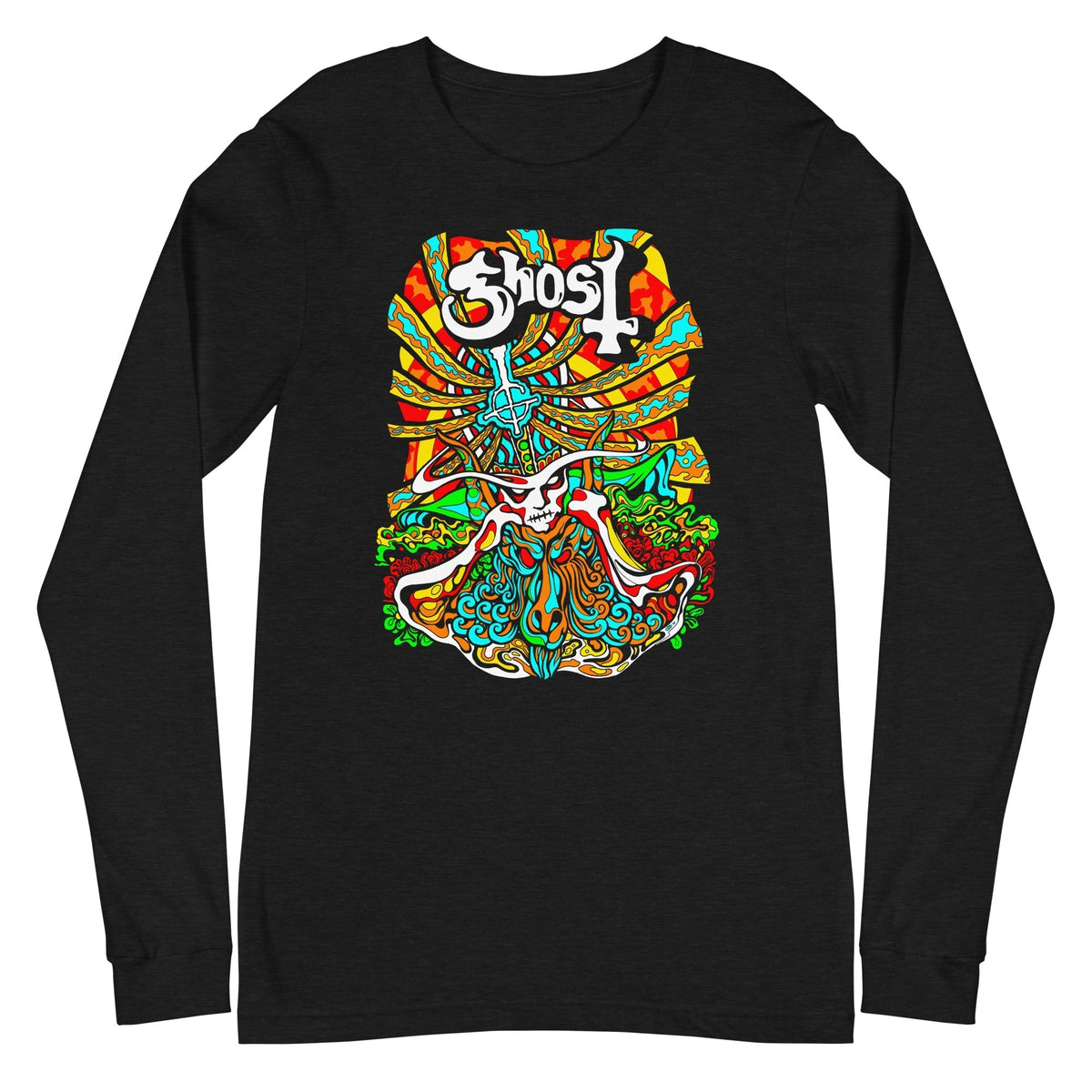 Ghost - Psychedelic Long Sleeve T-Shirt HYPER iCONiC.