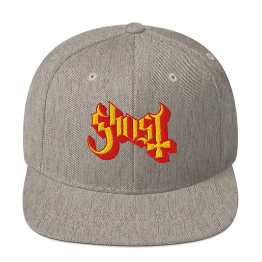 Ghost - Logo Embroidered Snapback Hat HYPER iCONiC.