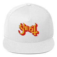 Ghost - Logo Embroidered Snapback Hat HYPER iCONiC.
