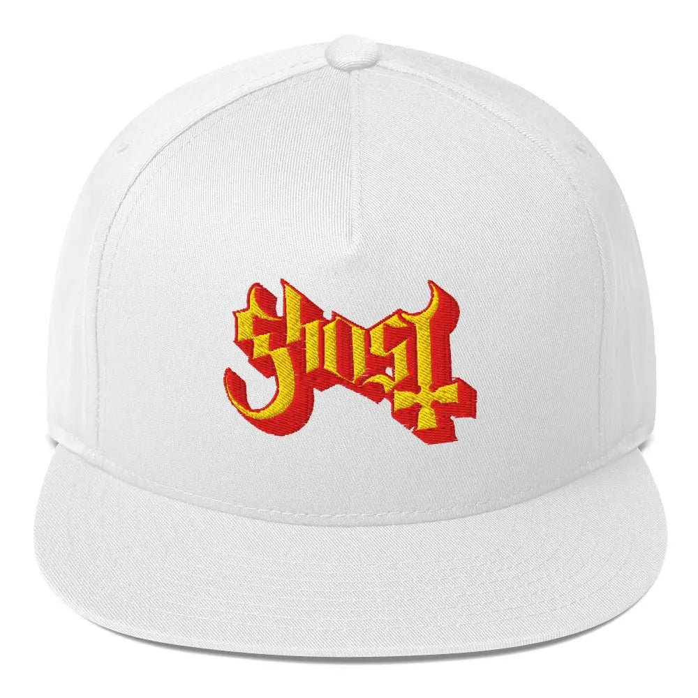 Ghost - Logo Embroidered Snapback Hat HYPER iCONiC.