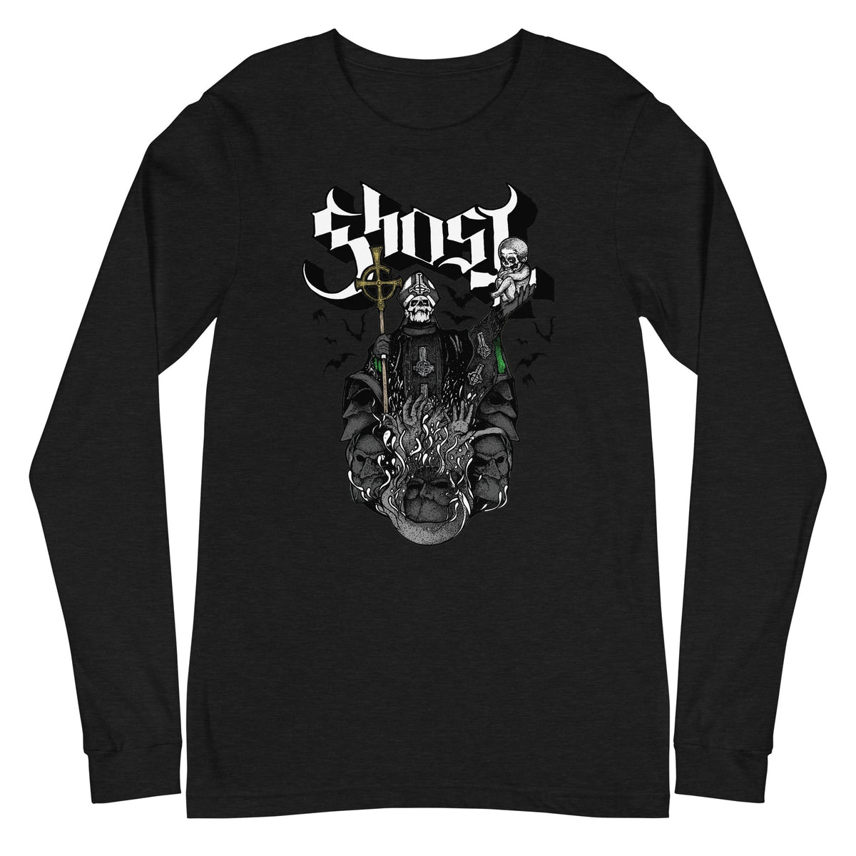 Ghost - Darkness Awaits Long Sleeve T-Shirt HYPER iCONiC.