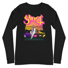 Ghost - Sunset Car Long Sleeve T-Shirt