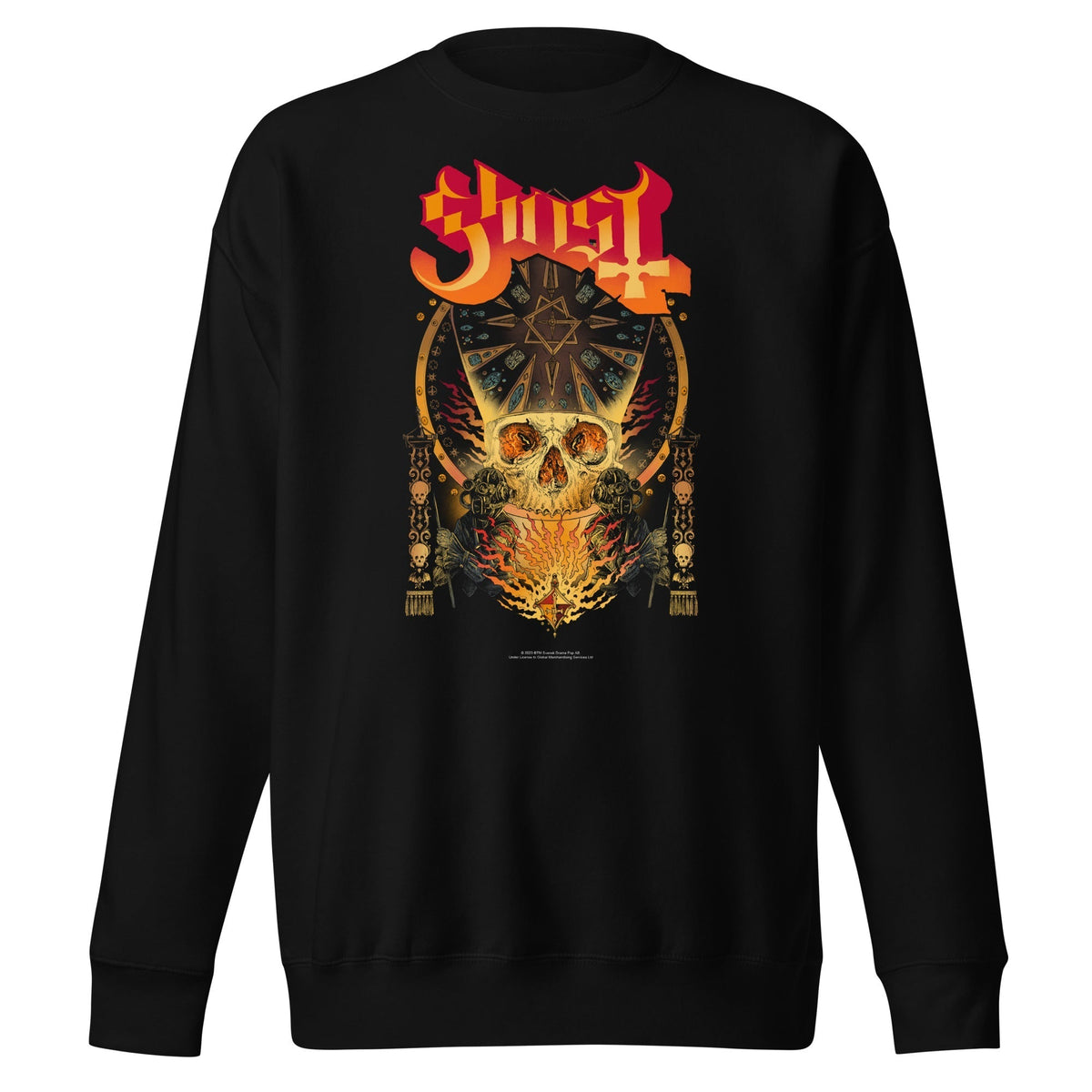 Ghost - Flaming Logo Sweatshirt HYPER iCONiC.
