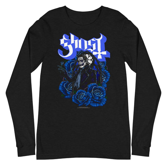 Ghost - Blue Roses Long Sleeve T-Shirt HYPER iCONiC.