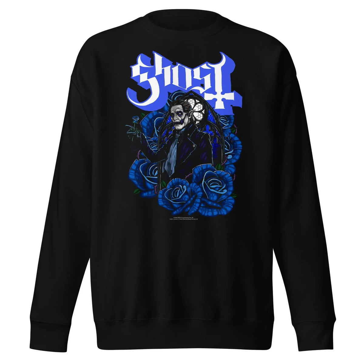 Ghost - Blue Roses Sweatshirt HYPER iCONiC.