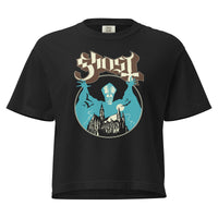 Ghost - Castle Mineral Wash Womens Crop Top HYPER iCONiC.