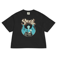 Ghost - Castle Mineral Wash Womens Crop Top HYPER iCONiC.