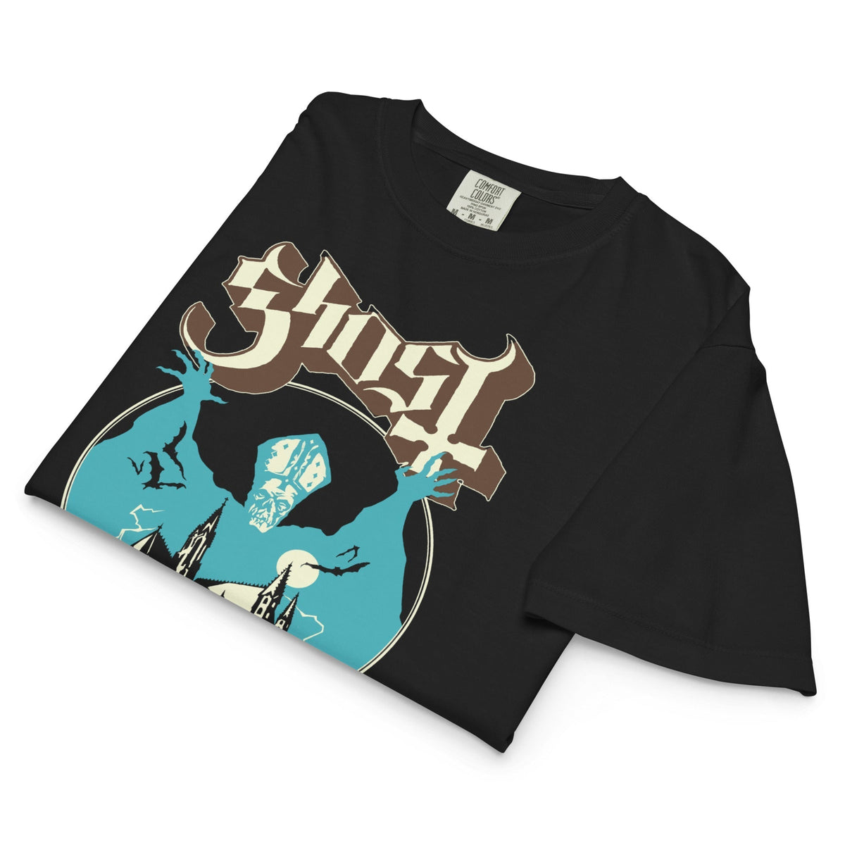 Ghost - Castle Mineral Wash Womens Crop Top HYPER iCONiC.
