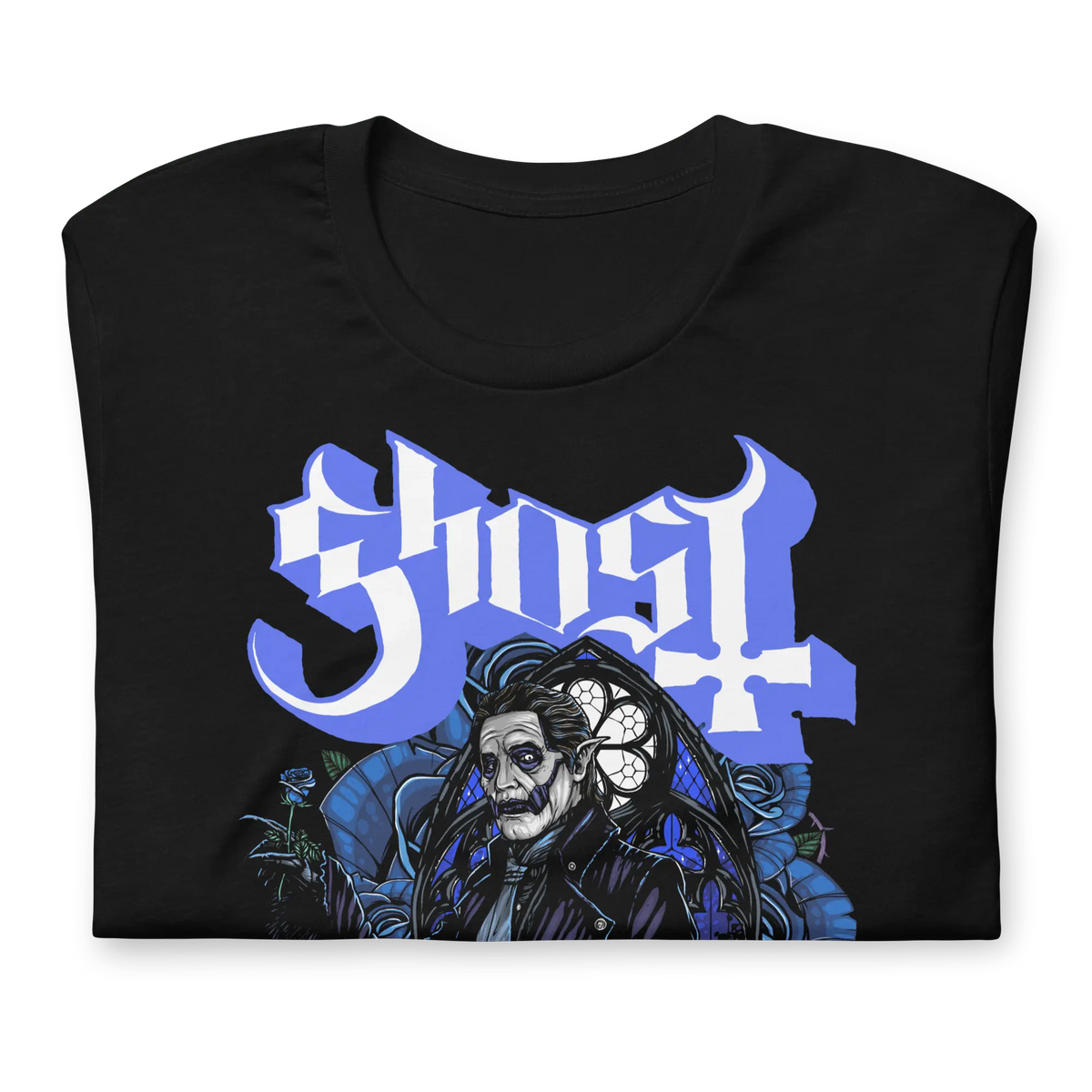 Ghost - Blue Roses T-Shirt HYPER iCONiC.