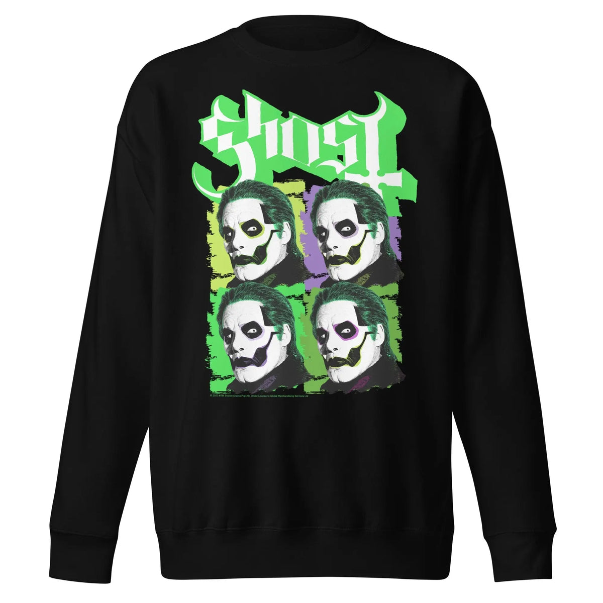Ghost - Green Jokers Jumbo Print Sweatshirt HYPER iCONiC.