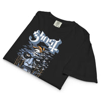Ghost - Into the Night Mineral Wash Womens Crop Top HYPER iCONiC.