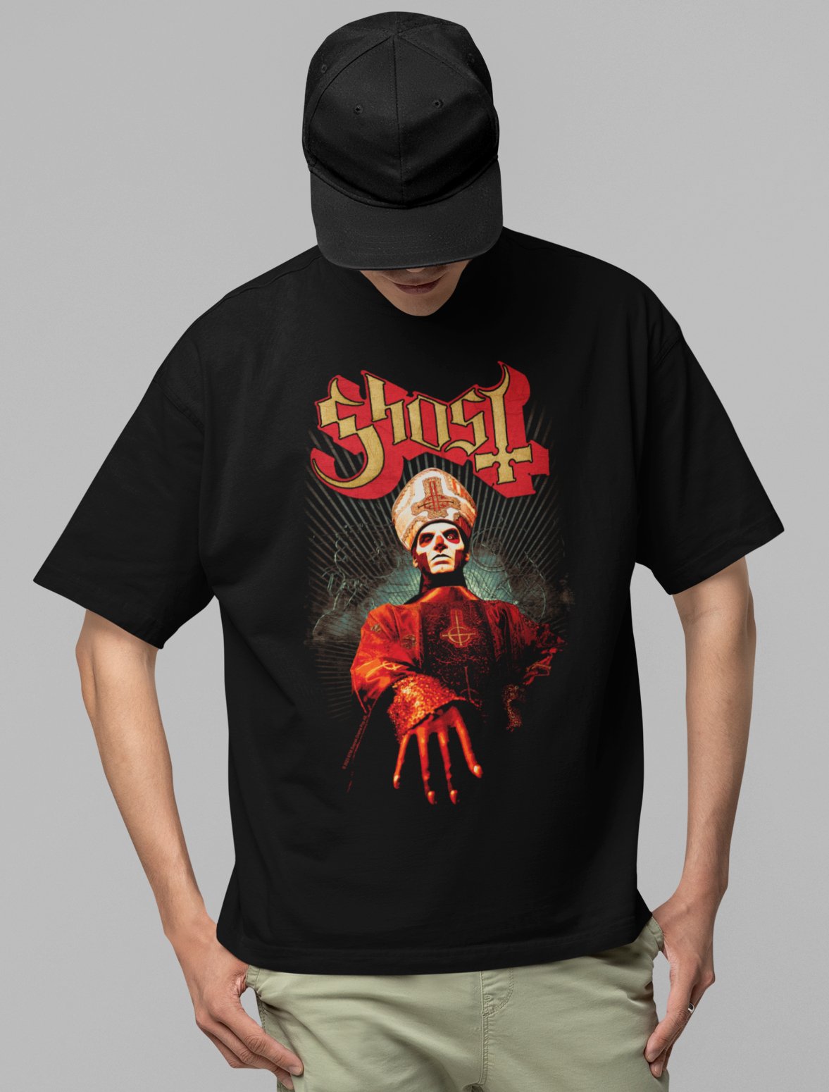 Ghost - Kiss the Ring Jumbo Print T-Shirt HYPER iCONiC.
