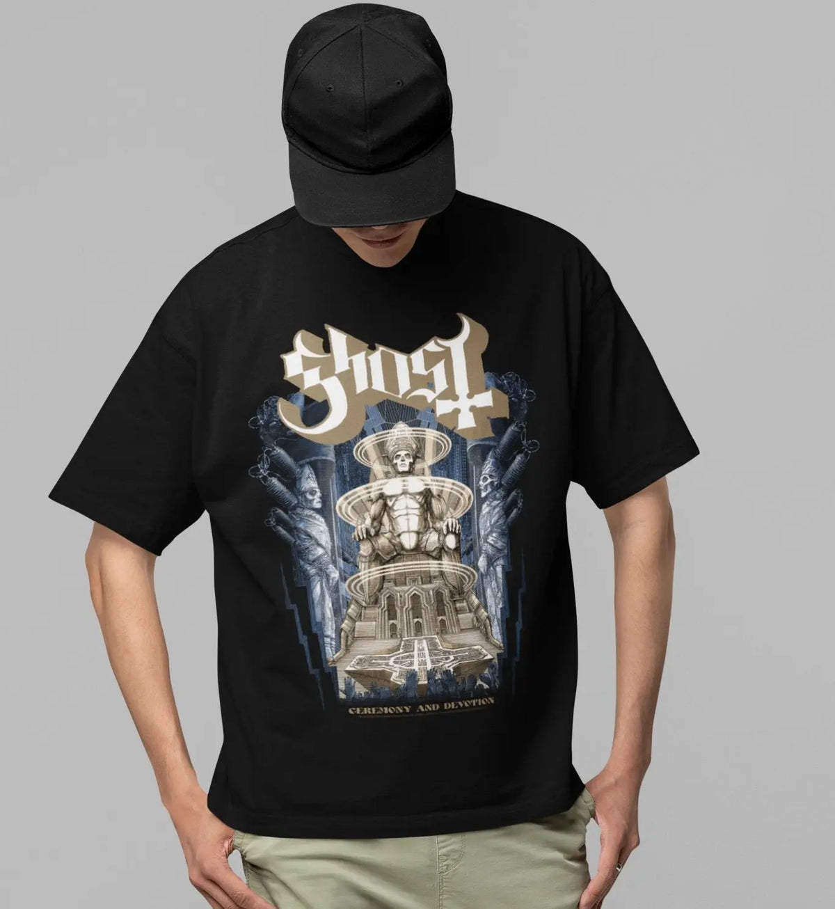 Ghost - Monument Jumbo Print T-Shirt HYPER iCONiC.