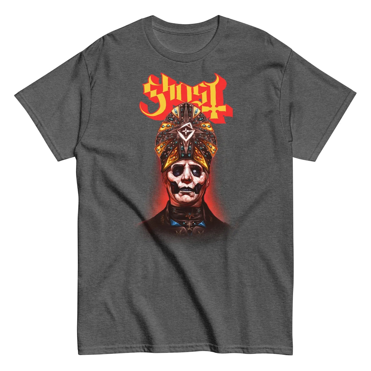 Ghost - Red Glow T-Shirt - Charcoal HYPER iCONiC.