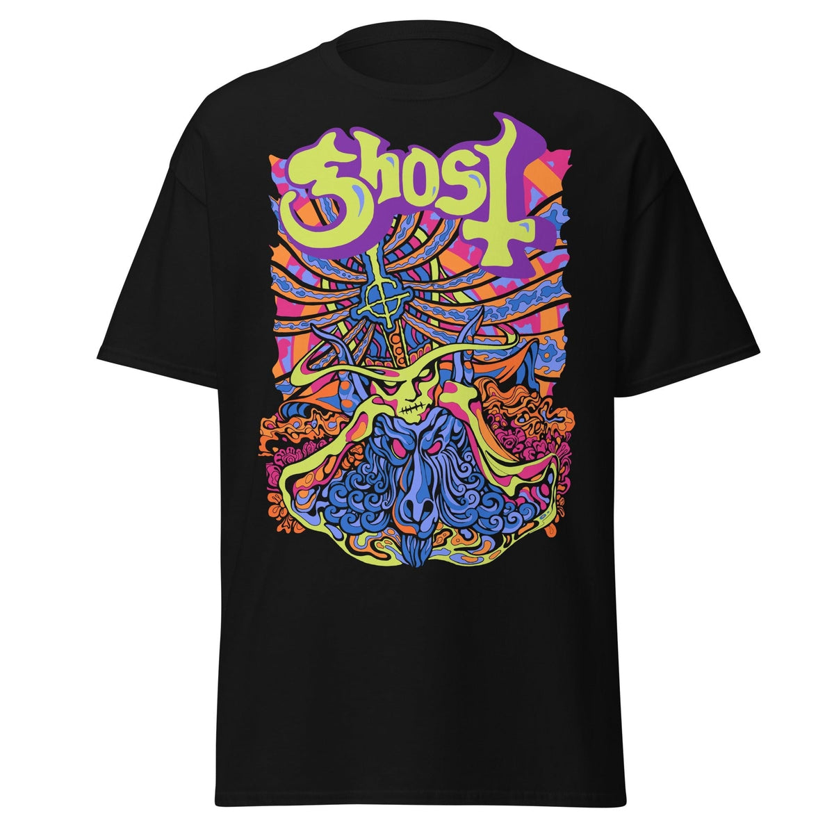 Ghost - Stained Glass Jumbo Print T-Shirt HYPER iCONiC.