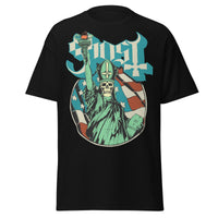 Ghost - Statue of Liberty Jumbo Print T-Shirt HYPER iCONiC.