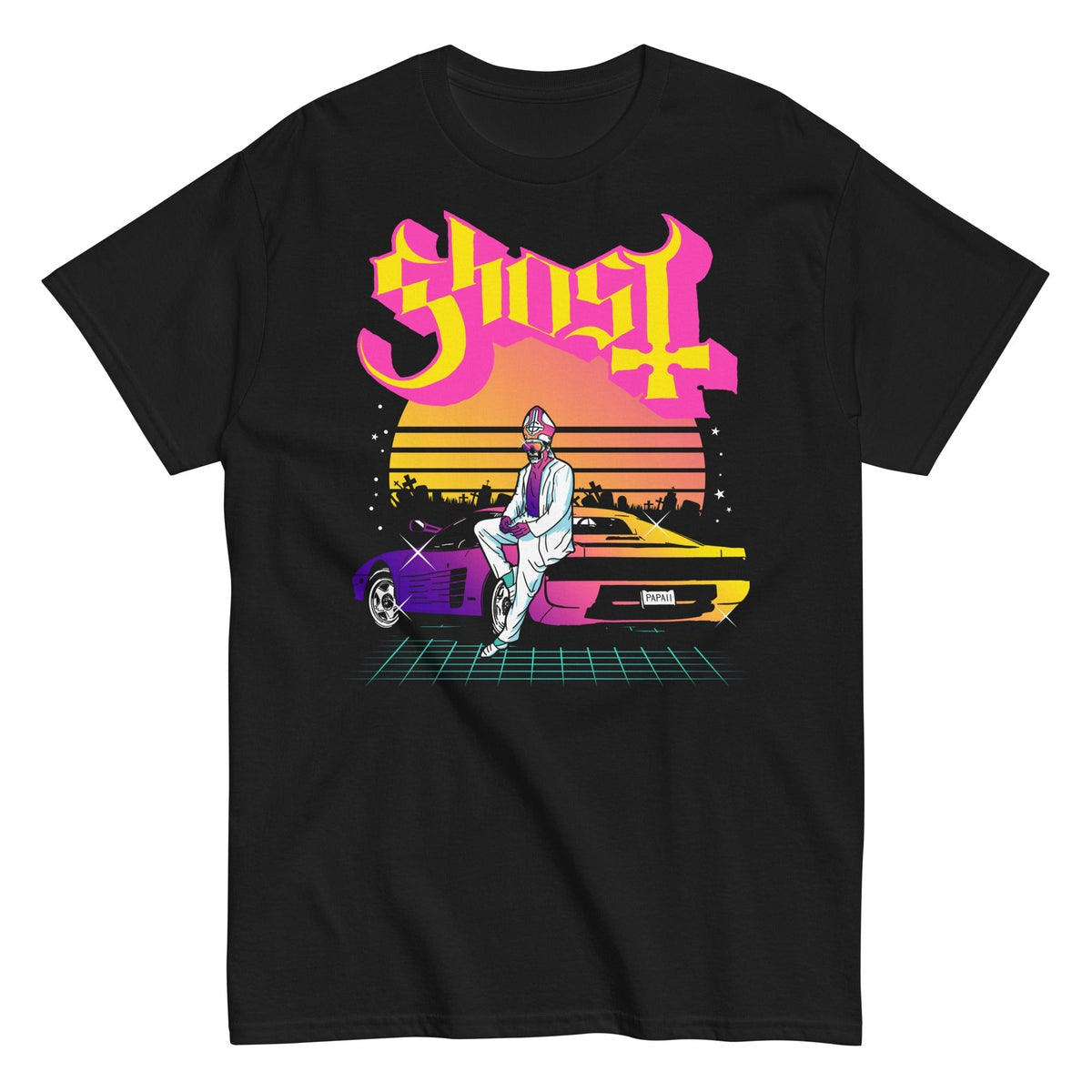 Ghost - Sunset Car T-Shirt HYPER iCONiC.