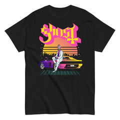 Ghost - Sunset Car T-Shirt