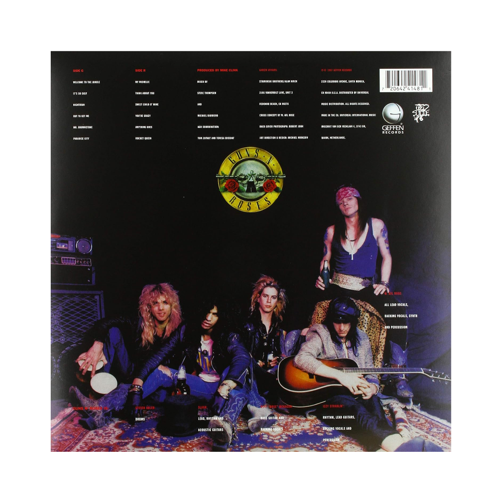 Guns N' Roses "Appetite For Destruction" Vinyl