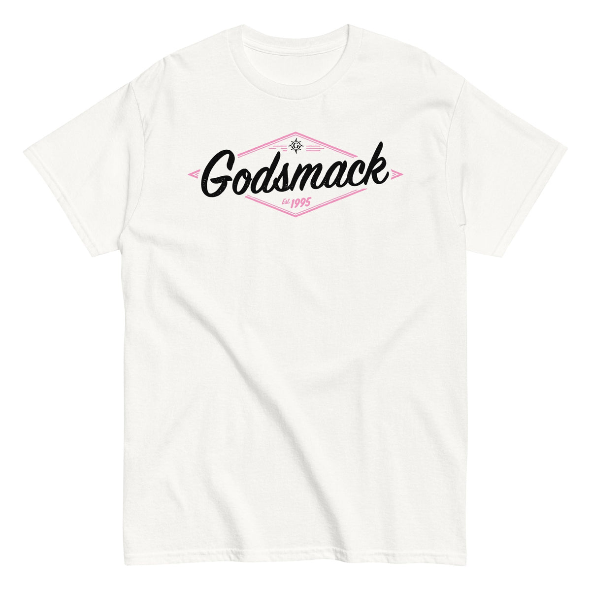 Godsmack - Black and Pink Logo T-Shirt HYPER iCONiC.
