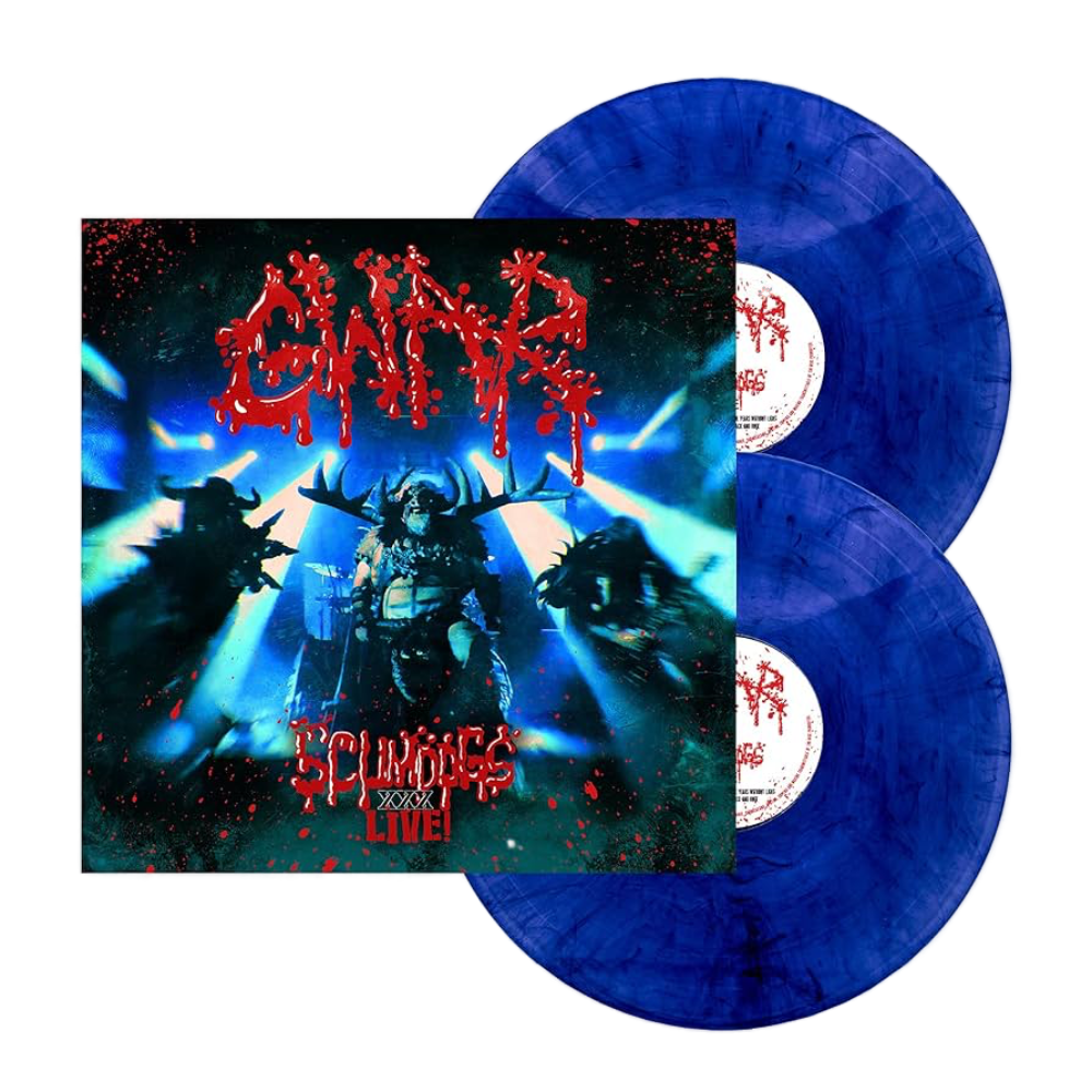 GWAR "Scumdogs XXX Live!" 2xLP Blue Vinyl