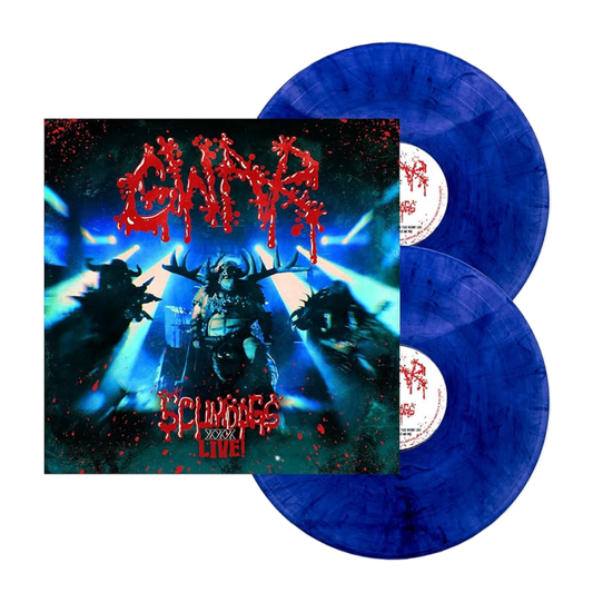 GWAR "Scumdogs XXX Live!" 2xLP Blue Vinyl
