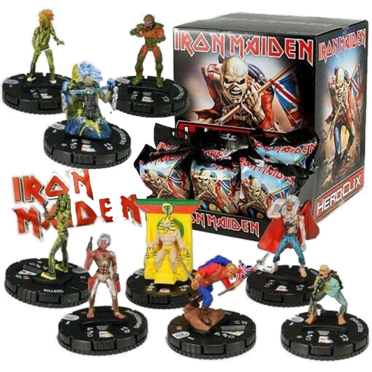 Iron Maiden "2013 HeroClix by Wizkids" Complete 9-Piece Action Figure Set