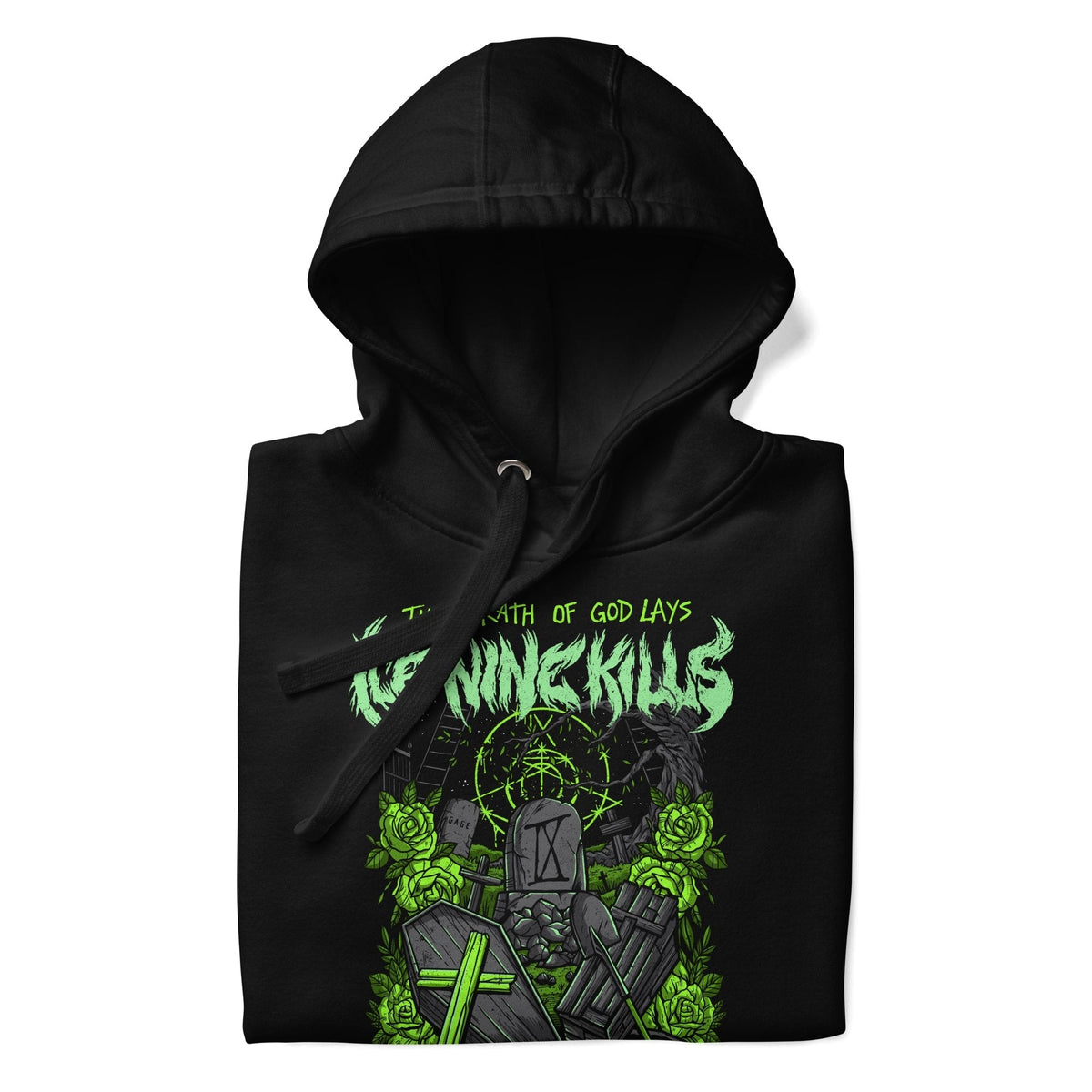 Ice Nine Kills - Green Wrath Classic Hoodie HYPER iCONiC.