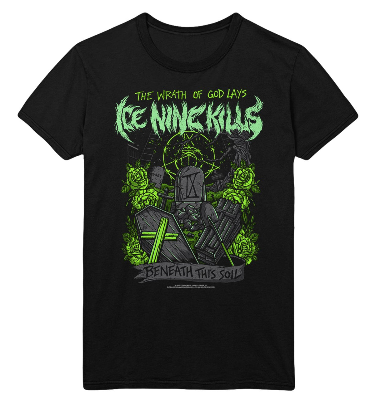 Ice Nine Kills Green Wrath T-Shirt HYPER iCONiC.