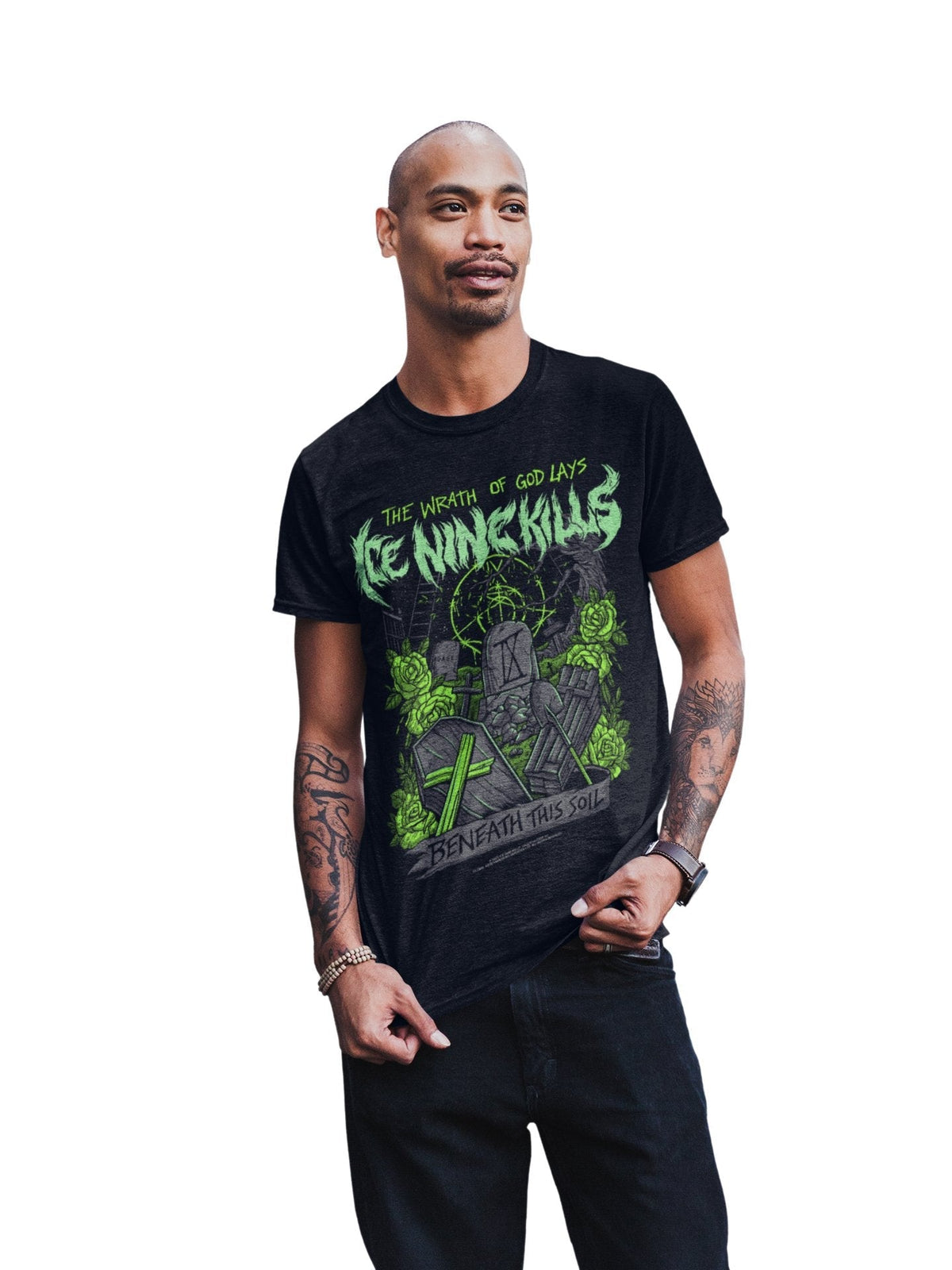 Ice Nine Kills Green Wrath T-Shirt HYPER iCONiC.