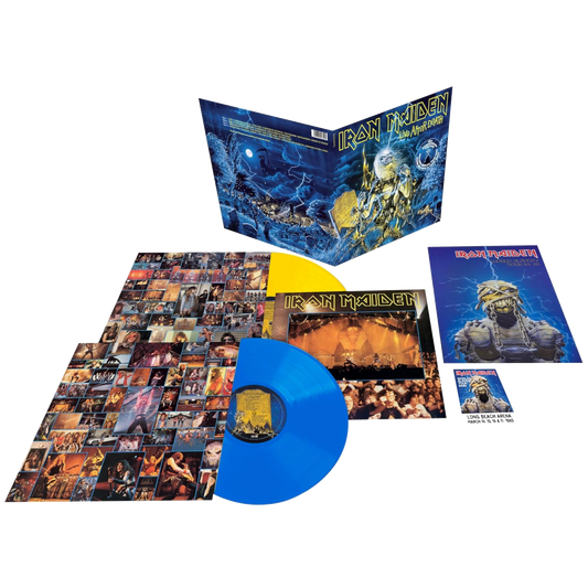 Iron Maiden "Live After Death: 40th Anniversary Edition" Limited Edition Blue & Yellow 2xLP Vinyl