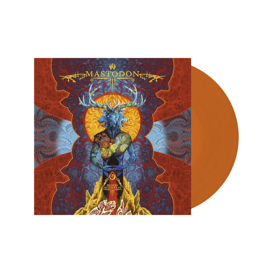 MASTODON ‘BLOOD MOUNTAIN’ LP (Exclusive – Orange Vinyl) w/ SIGNED 12"x12" PAUL ROMANO PRINT Revolver Magazine