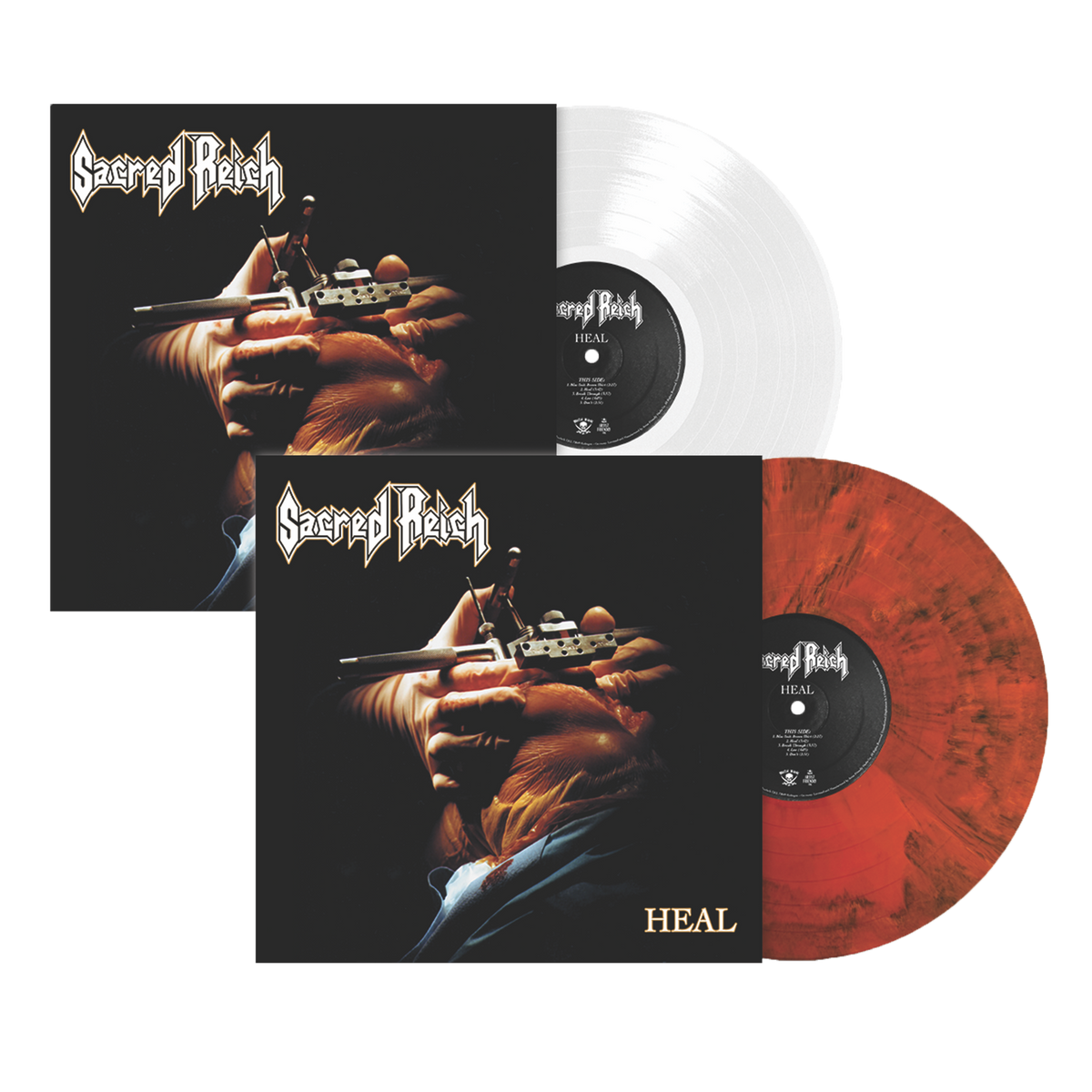 SACRED REICH ‘HEAL’ LP (Limited Edition – Only 250 Made Each, Various Color Vinyl) Revolver Magazine