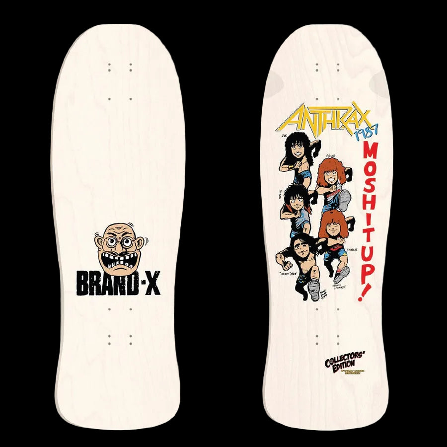 Anthrax "Brand-X 1987" Skateboard Deck