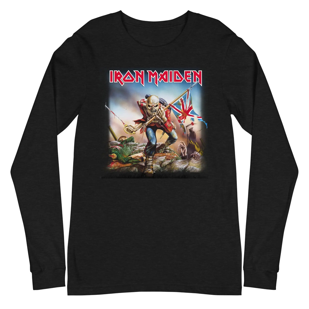Iron Maiden - Flag Long Sleeve T-Shirt HYPER iCONiC.