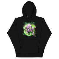 Iron Maiden - Green Guitar Classic Hoodie HYPER iCONiC.