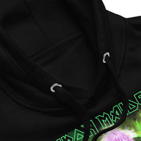 Iron Maiden - Green Guitar Classic Hoodie HYPER iCONiC.