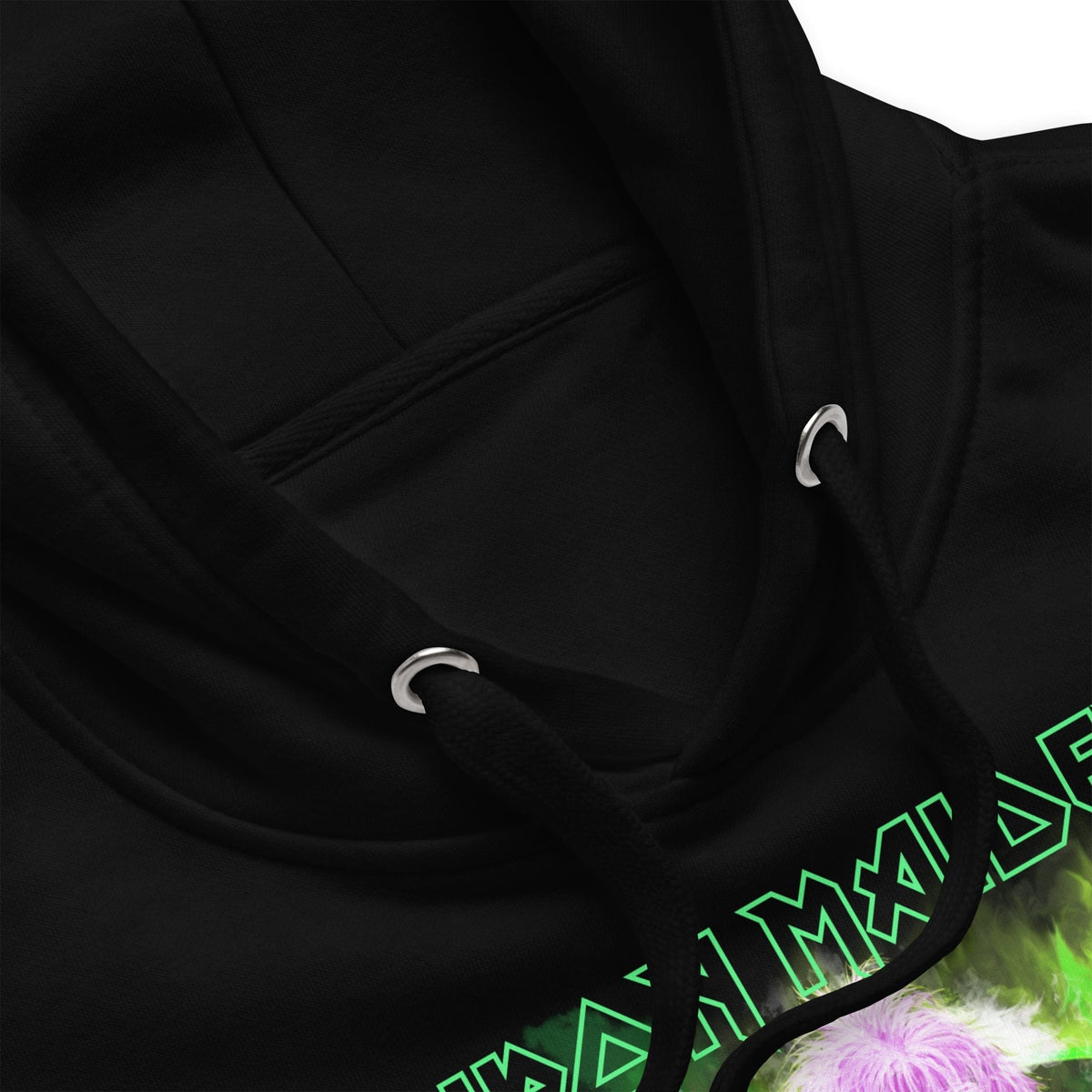 Iron Maiden - Green Guitar Classic Hoodie HYPER iCONiC.